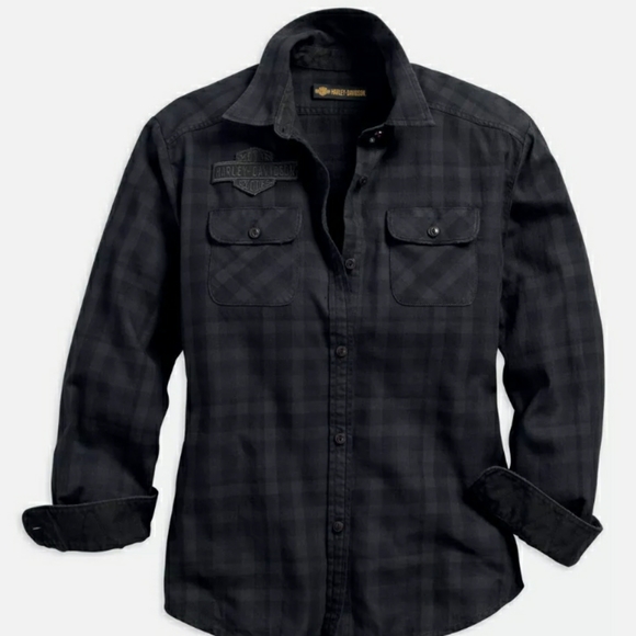 Harley-Davidson Tops - Harley Davidson Womens buttonup Large